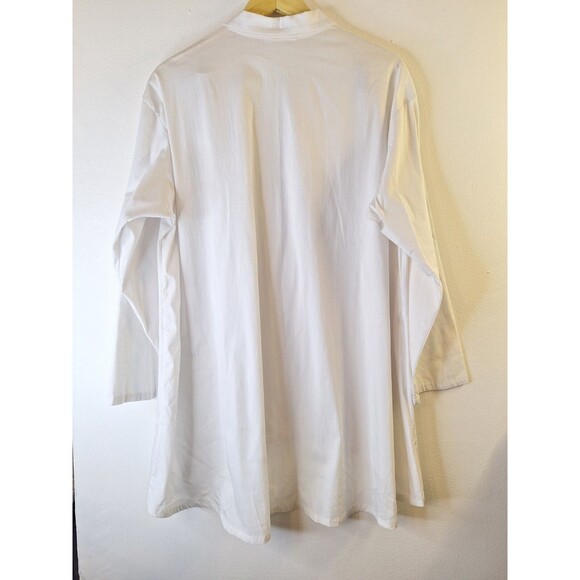 BRYN WALKER L/S Button Up Shirt Womens Sz S Tunic Classic Capsule Lagenlook Boho - Picture 2 of 8